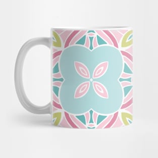 Colorful Oriental Rug Mandala Boho Pattern Mug